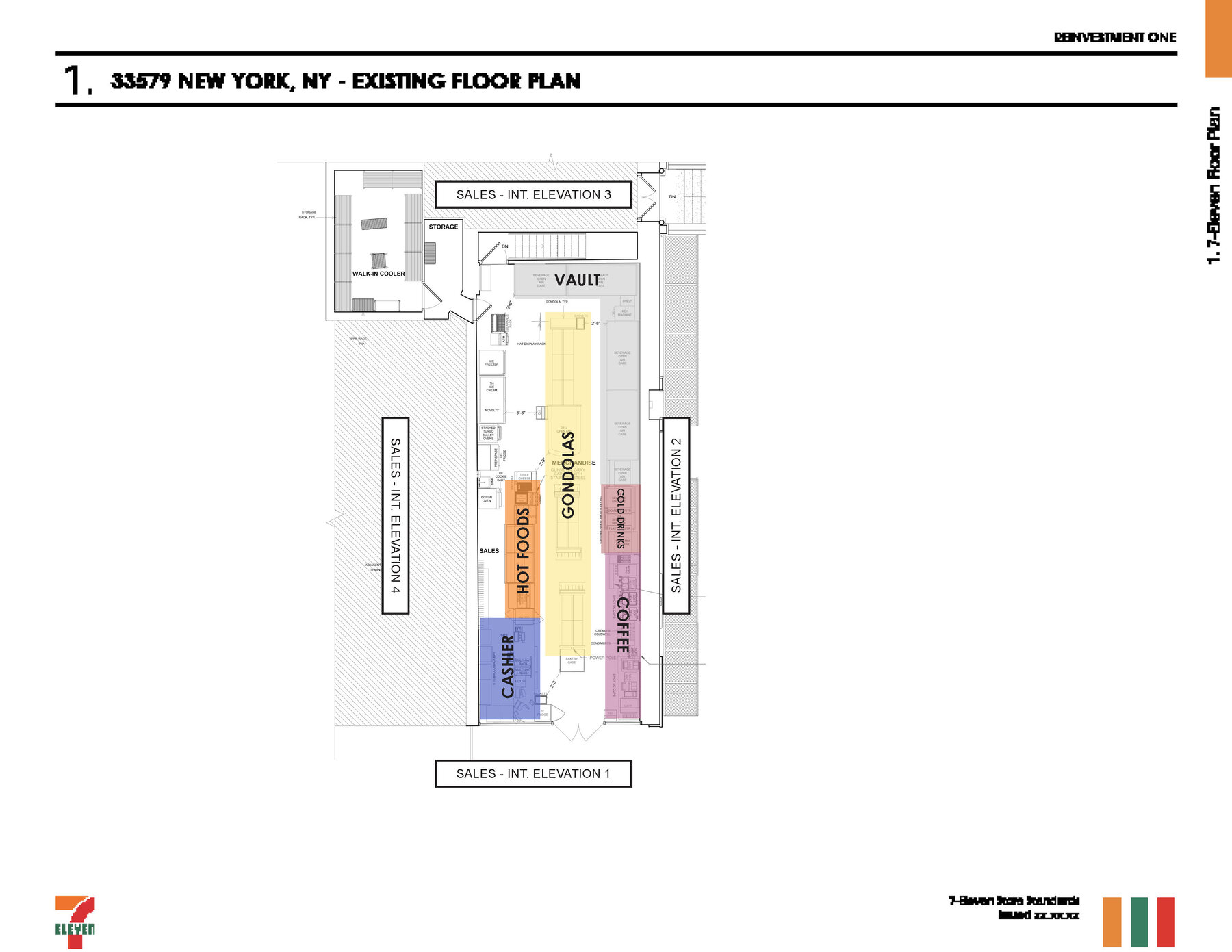 Interior Finishes Plan — 7-Eleven remodel playbook document